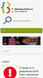 Mobile Screenshot of biblioteka.nadarzyn.pl
