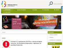 Tablet Screenshot of biblioteka.nadarzyn.pl